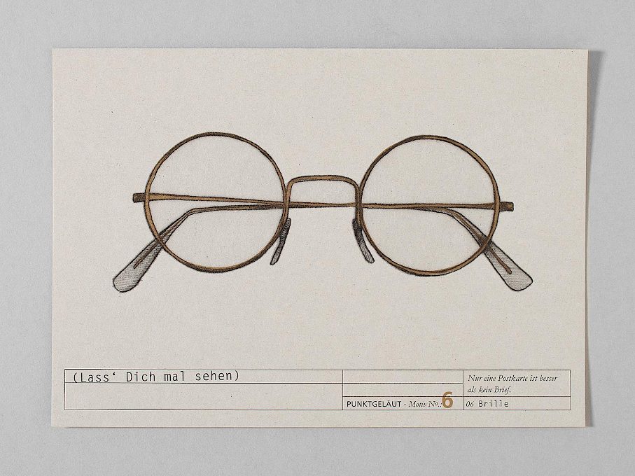 PUNKTGELÄUT Postkarten * Telegramm Nº 6 (Lass’ Dich mal sehen!)