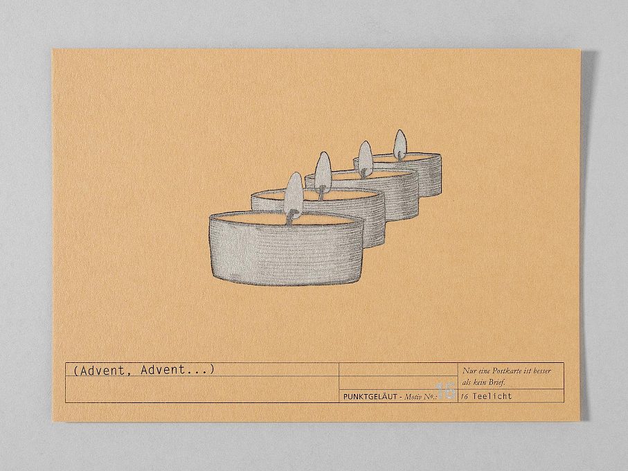 PUNKTGELÄUT Postkarten * Telegramm Nº 16 (Advent, Advent...)