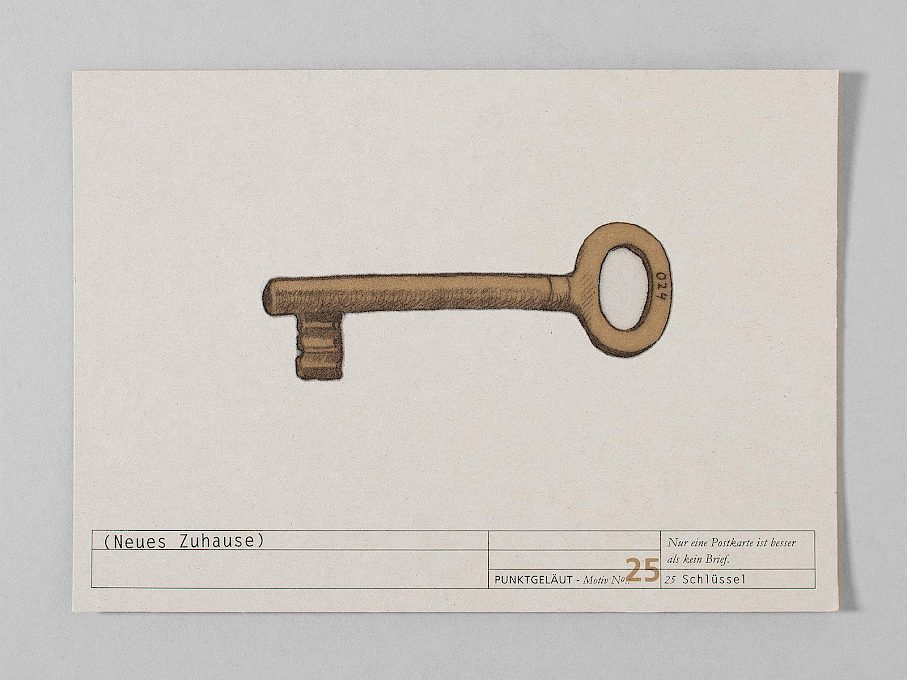 PUNKTGELÄUT Postkarten * Telegramm Nº 25 (Neues Zuhause)