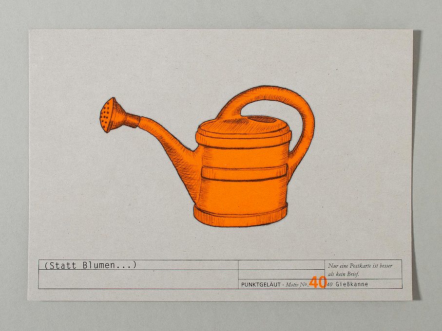 PUNKTGELÄUT Postkarten * Telegramm Nº 40 (Statt Blumen)