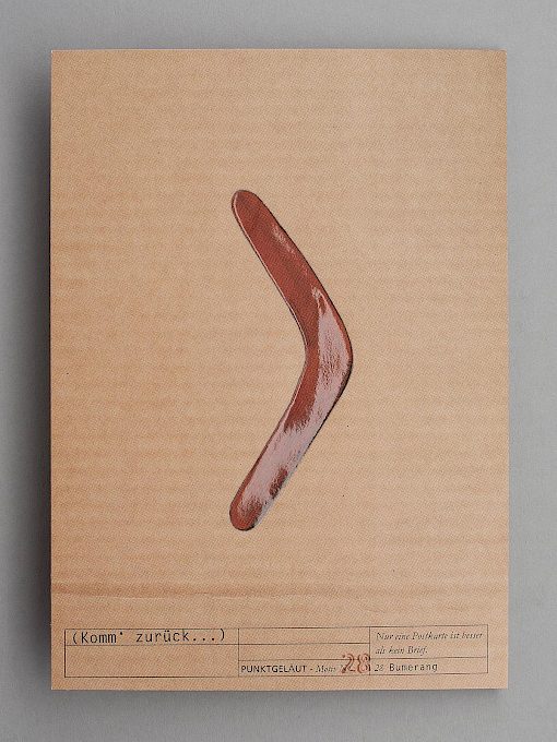 PUNKTGELÄUT Postkarten * Telegramm Nº 28 (Komm’ zurück...)