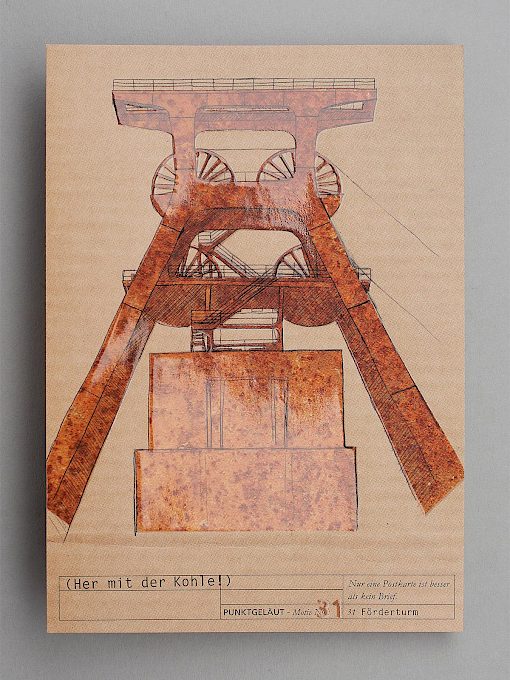 PUNKTGELÄUT Postkarten * Telegramm Nº 31 (Her mit der Kohle!)