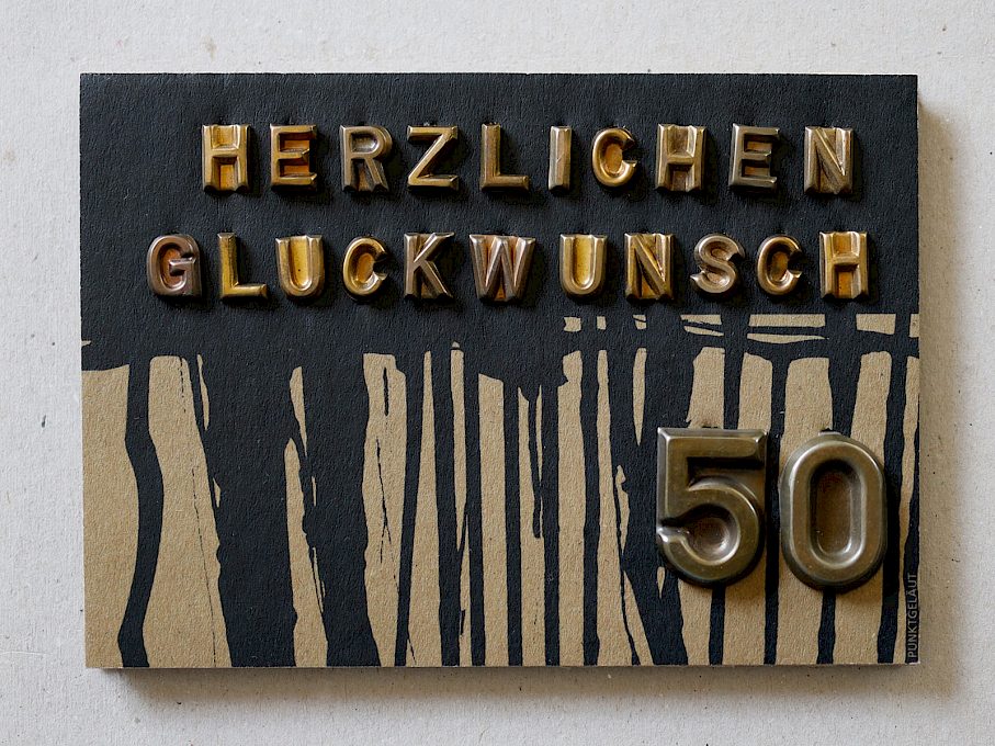 PUNKTGELÄUT Postkarten * Letters 2 (Mix)